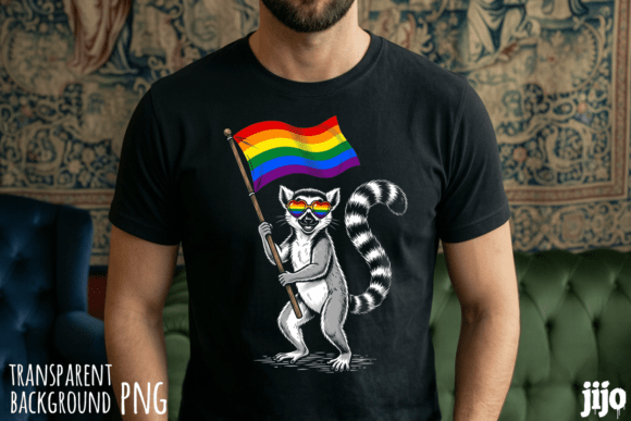 Download Lemur Rainbow Pride Flag PNG - Flag png Collection