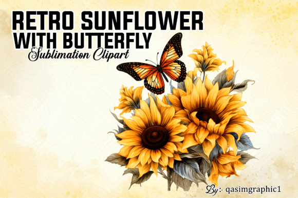 Download Sunflowers with Butterfly Clipart PNG - Sunflowers Collection