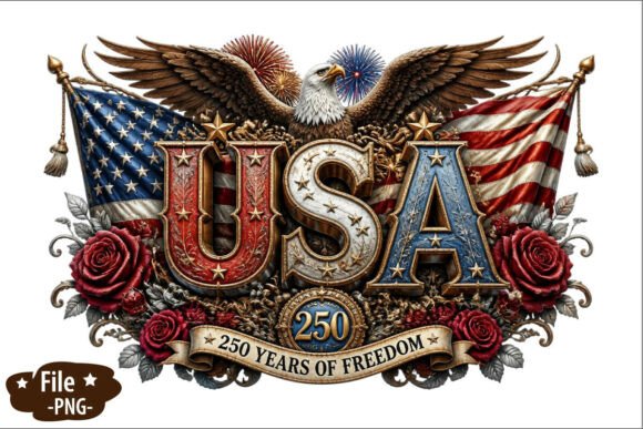 Download Patriotic Eagle American Flag Png - Flag png Collection