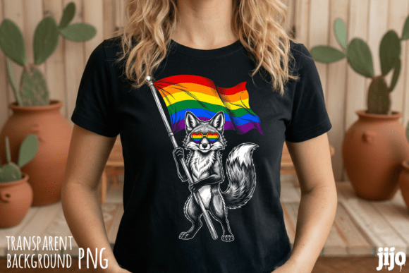 Download Fox Rainbow Pride Flag PNG - Flag png Collection