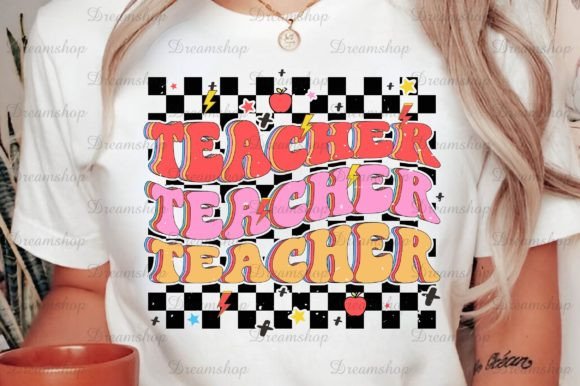 Download Retro Teacher Sublimation Designs Png - Premium Resources