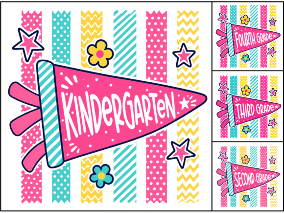 Download Grade Level Pennant PNG Bundle - Premium Resources