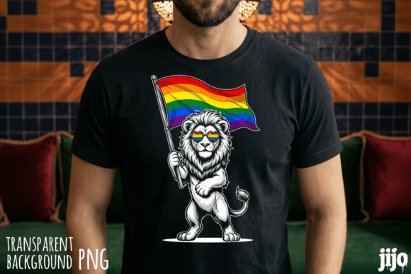 Download Lion Rainbow Pride Flag PNG - Flag png Collection