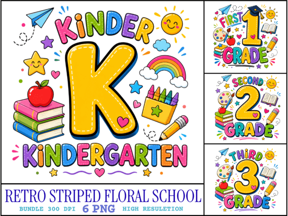 Download School Grade PNG Bundle | Kindergarten T - Premium Resources