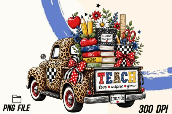 Download Custom Teacher PNG School Truck PNG - Premium Resources